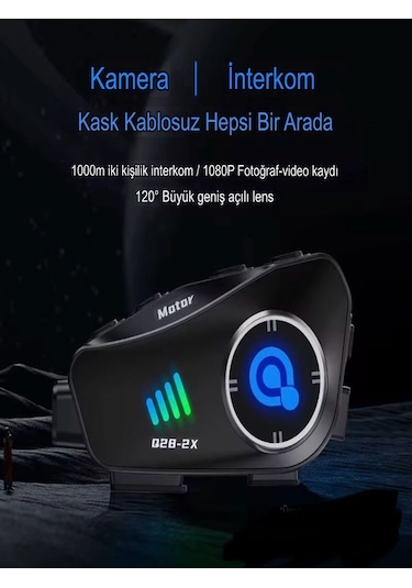 Su Geçirmez Wireless 30fps Hd 1920^1080p Kamera Motosiklet 2kişi