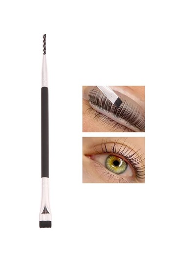 Çift Başlı Kirpik Perma Kaldırma Fırçası Taşınabilir Laminasyon Kirpikleri Ayırma Kirpik Kaldırma Kirpik Uzatma Aracı Detay Fırçası