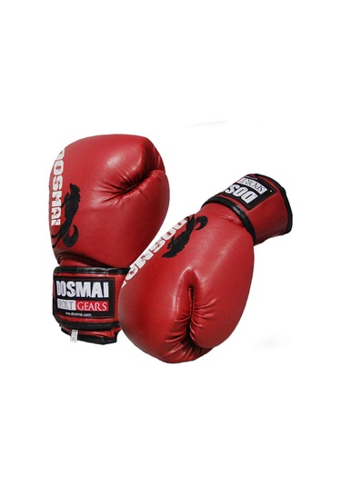 Dosmai Profesyonel Hava Alır Boks Kick Boks Eldiveni Kırmız El344 Kırmızı
