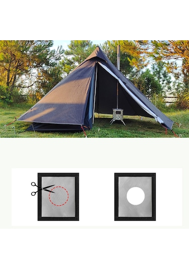 Suntek Çadır Soba Jack Baca Yangına Yağmur-kapağı-yok Yağmur Kapağı Yok Çok Renkli