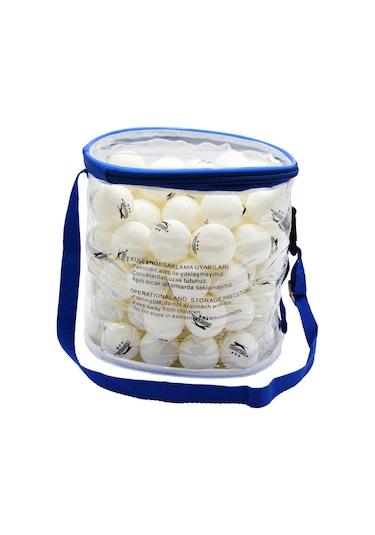 Slazenger Masa Tenis Topu 100 lü Çanta 3 Star (Beyaz)