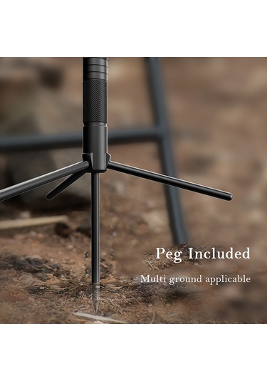 Geeksen Alüminyum Çok Amaçlı Dış Mekan Aydınlatma Ve Kamera Tripodu, 17 Cm Genişletilebilir, 74 G Hafif,野营 Ve Canlı Yayın İçin