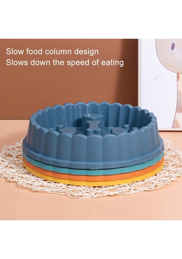 Sones Yavaş Yemek Kasesi Boğulma Önleyici Köpek Kasesi Kedi Köpek Mama Kasesi