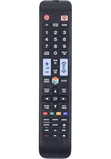 Samsung Uyumlu Source Hdmi Tuşlu Işıklı Led Tv Televizyon Uzaktan Kumanda Tr-401