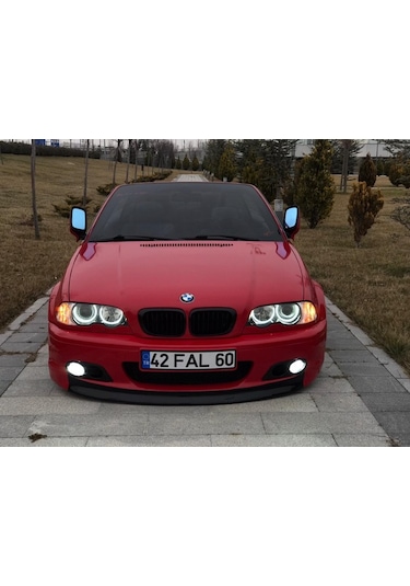 Bmw E46 Ön Tampon Eki Lip - Plastik - Parlak Siyah