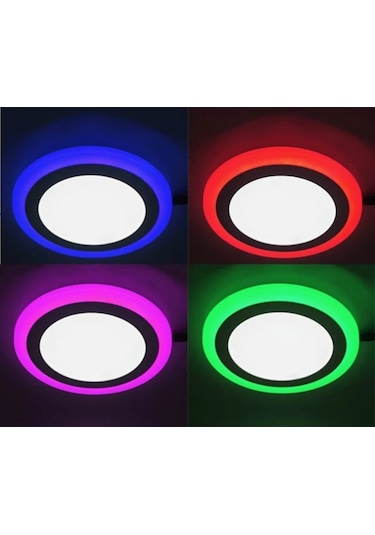 5-9-16-24 Watt Çift Renkli Led Panel Spot Lamba Armatür