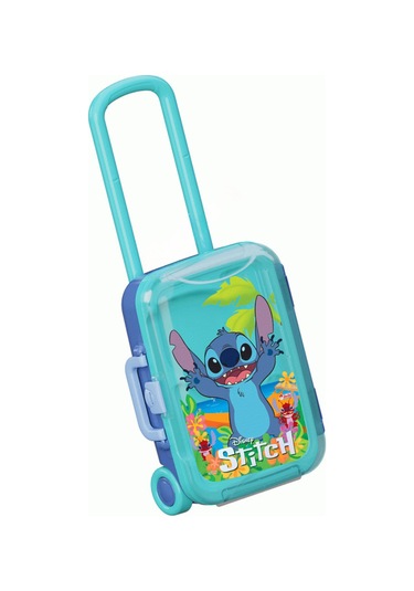 Stitch Lisanslı Çekçekli Bavul Doktor Seti 10+ Parça Eğitici Oyuncak 3+ Yaş