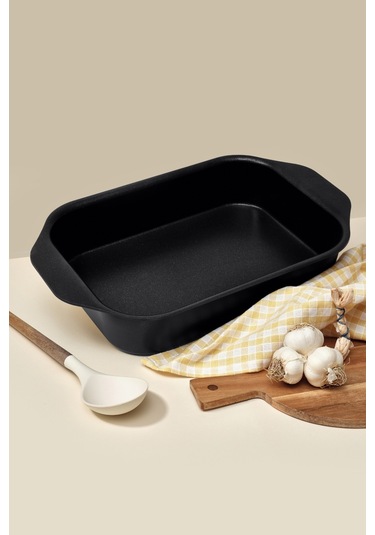 Gal Fırın Tepsisi 35x25 Cm Siyah