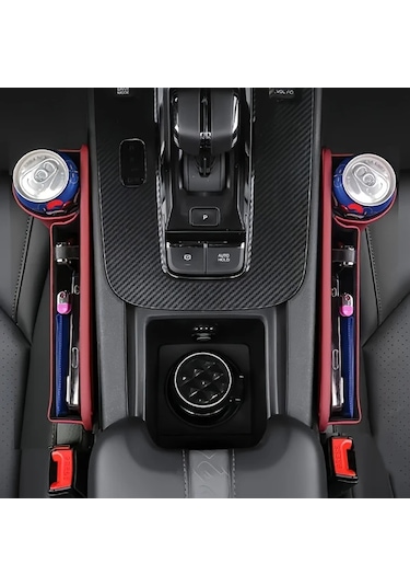 Dashanshop Evrensel Araç Koltuğu Arası Organizer 2 Adet Siyah Çok Fonksiyonlu Saklama