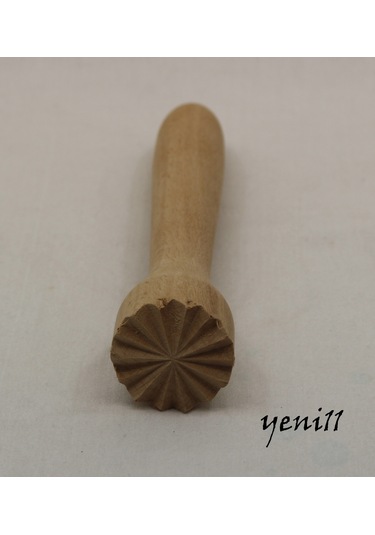 Ahşap Kalın Dişli Bar Tokmak Mojito 22 CM Havan