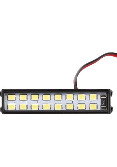 Flybuy 55mm 16 Led Metal Far Barı - 3 Işık Modu - Traxxas, Tamiya, Axial Uyumlu Rc Araba Işık Çubuğu