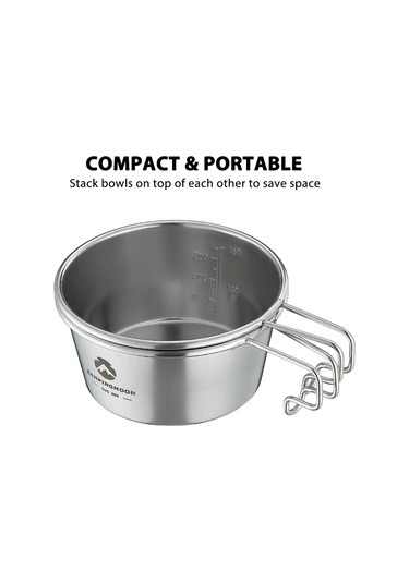 Xiyyadms Kamping Ve Outdoor Piknik İçin 304 Paslanmaz Çelik Büyük Boy 450ml S360 Kupa Çok Renkli