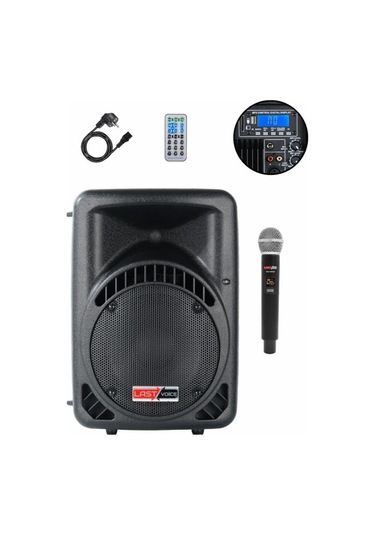 Lastvoice Ample-08ap Taşınabilir Seyyar Portatif Mikrofonlu Elektrikli Ses Sistemi Hoparlör 450 Watt