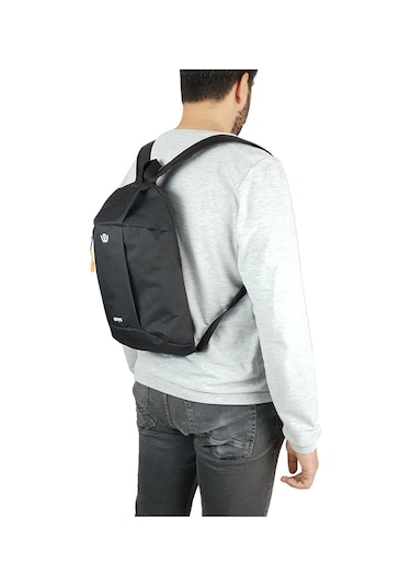 Unisex Siyah Kamp Bisiklet Yürüyüş Mini Sırt Çantası Siyah