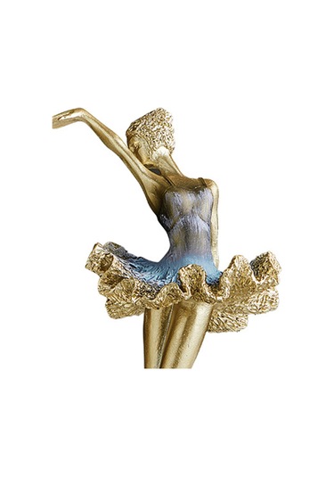 Suntek Dans Eden Kız Figürü El Sanatları Süslemesi 13cmx12cmx26cm