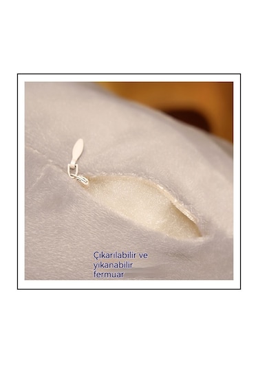 Şekerleme Artefaktı V Şekilli Uyku Yastığı 25 30 23-sümüklü Pembe