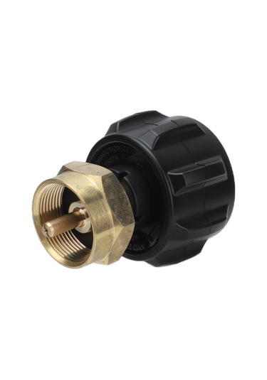 Moveevo Brass Propane Tank Refill Adapter - Qcc1 Pol Bağlantı Elemanı, Otomatik Kesme Özelliği, Dış Mekan Kamp Malzemesi, 1lb Lpg Silindirleri İçin