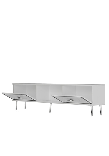 Arnoct Tv Sehpası Beyaz-gümüş