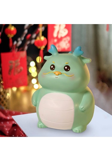 Homyl Çocuklar Kumbara Heykeli Para Tasarrufu Pot Mavi-küçük Mavi Küçük