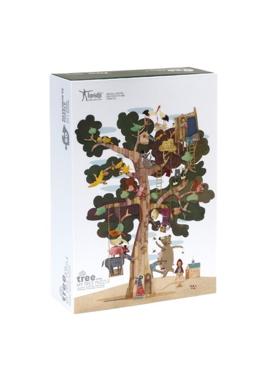 Londji My Tree Çift Taraflı Puzzle Canlı Renkler
