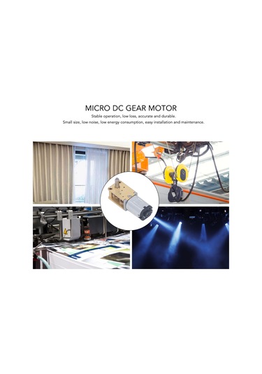 Dianziye 12v Sabit Tabanlı Tek Milli Fırçasız Yüksek Torklu Solenoid Redüksiyon Motoru, 7.5mm Mil Çapı, 53rpm Redüksiyon Oranı 1:302