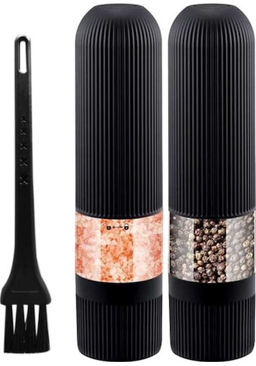 Ulzyvf Ve Tuz Öğütücü, Öğütücü Mutfak Karabiber Karabiber Elektrikli Elektrikli Değirmeni, Baharat Ayarlanabilir Adet Xi