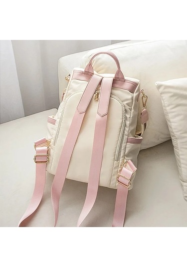 Off White Yeni Yüksek Kaliteli Kadın Omuz Çantası Büyük Bej