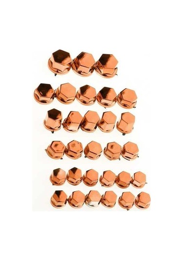 Ganzhoushop Yamaha Vida Turuncu Suntek Somun Parça Motosiklet Kapatma Dekorasyon Civata Başlığı 30 Ql Turuncu