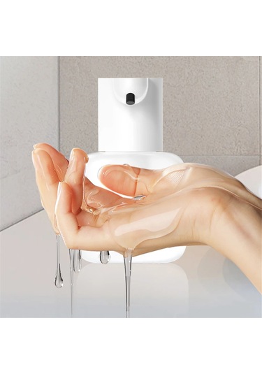 Xiaaokeji 550ml Otomatik Sensörlü El Makinesi Ipx5 Su Geçirmez Ev İçin Beyaz A Beyaz