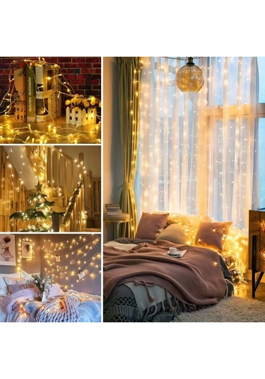 Buffer Günışığı Renk 5 Farklı Işık Modlu 10 Metre Eklemeli Dekor Boncuk Model Dekoratif Led Gün Işığı