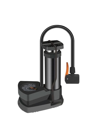 Siyah Kullanışlı Lastik Şişirme Pompası Yüksek Basınçlı Stabil Taban Şişirme