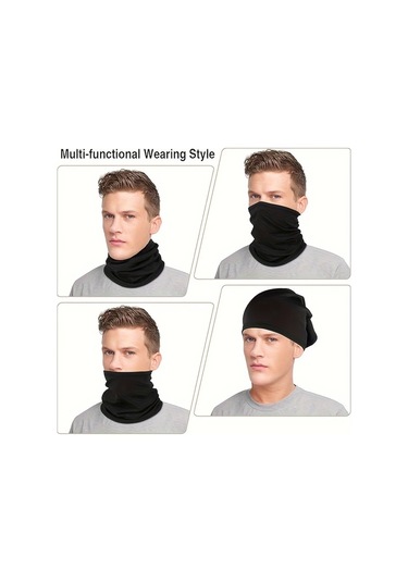 Elmpaly Kışlık Kalın Polar Boyunluk, Bisiklet Boyunluk, Rüzgar Koruyucu Yüz Maskesi Lacivert Lacivert