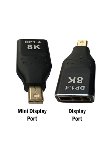 Displayport 8k To Mini Displayport Adaptörü Çift Yönlü Çevirici