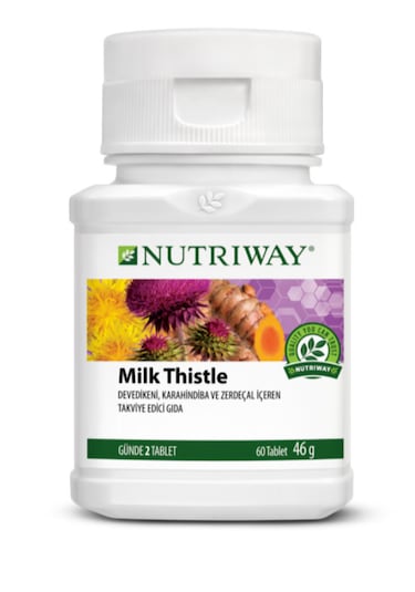 Nutriway Milk Thistle Devedikeni, Karahindiba Ve Zerdeçal İçerir