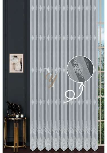 Tt24187 Tül Perde V-ekru Ekru