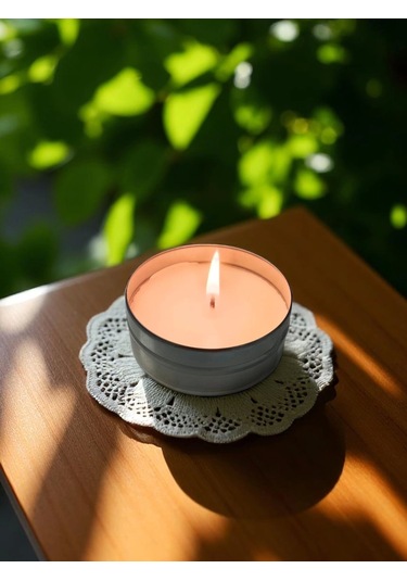 Myhand Soyawax Gümüş Teneke Amour Eternal Esans Kokulu Mum 60 Gr Gümüş