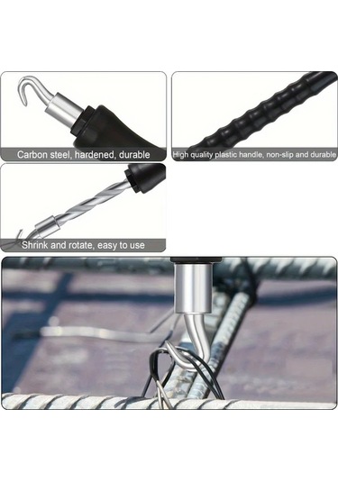 Willowhaven Rastgele Renk Çelik Tel Bağlama Kancası Beton Metal Çit Ve Duvar Aparatı Diğer