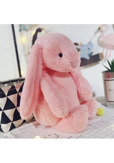 Uyku Arkadaşım Uzun Kulak Bunny Peluş Tavşan 65 Cm Lila