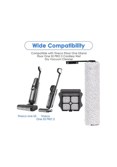 Xiaaokeji Tineco Floor One S5 İçin Yedek Fırça Silindirleri Ve Hepa Filtreleri