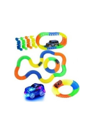 Kayyum Oyuncak Magic Tracks Pilli Işıklı 384 Parça Yarış Pisti 2