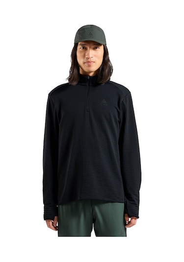 Odlo Odlo Essential Thermal Mid Layer 1/2 Zip Erkek Siyah Içlik Üst 6000 Siyah