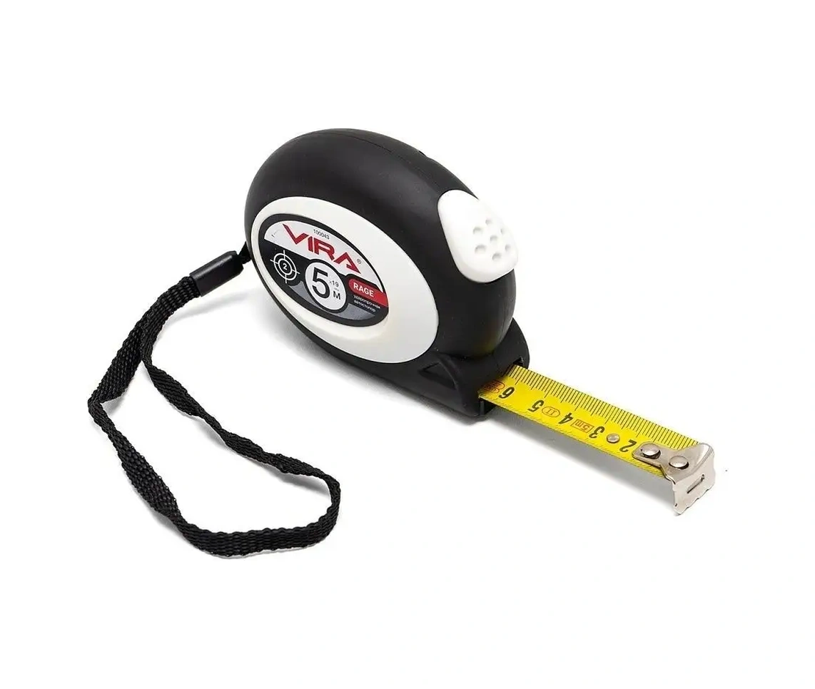 Rage 5m X 19mm Soft-touch Oto-durmalı İnşaat Metresi 7883656 5 M