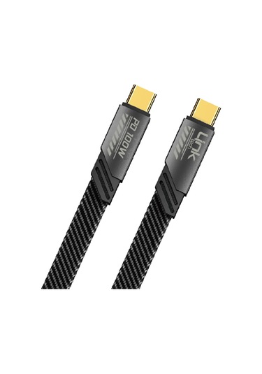 Linktech K472 Mecha Style Type-C 100 W 6 A 1.2 M Hızlı Şarj Kablosu