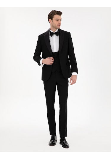 Pierre Cardin Erkek Siyah Smokin 50306221-vr046 Siyah