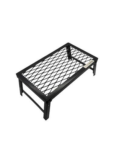 Rox Camping 0122 Ayaklı Ateş Üstü Kamp Izgara X-Large Siyah