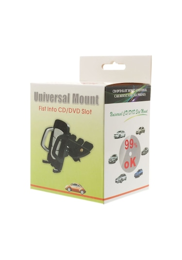 Cbtx S051 İphone Se 5s 5 5c 6 6 Plus Samsung Sony Lg Uyumlu Evrensel Dvd/cd Yuvası Araç Montaj Tutucu, Genişlik: 42-98mm