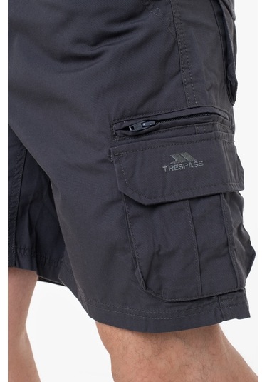 Trespass Mens Gally Cargo Shorts Erkek Kargo Şort Mabtshg10017 Gri Antrasit