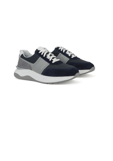 Ziya, Erkek Hakiki Deri Sneaker 153983z1425 Lacivert 153983z1425 200 Lacivert