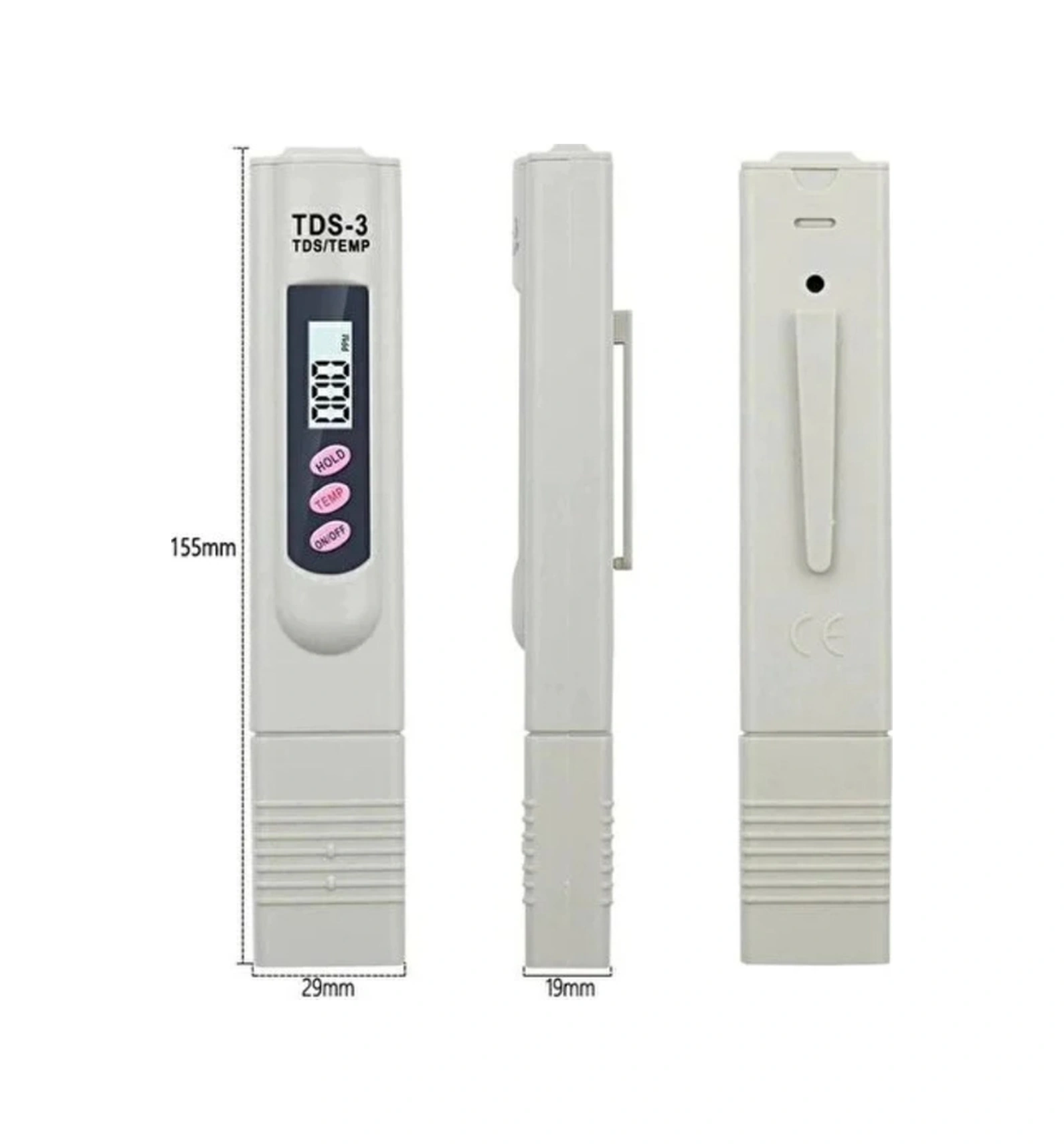 Tds Su Kalite Test Ölçüm Cihazı Saflık Ölçer