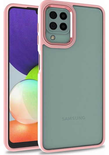 Zore Galaxy Uyumlu A12 Kılıf Msra Flora Kapak - Lila Lila